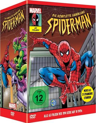 New Spiderman 1994-1998 Staffel 1-5 German DL Untouched PAL DVDR - iND