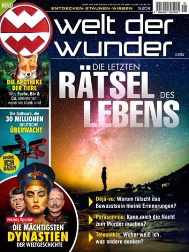 Welt der Wunder Magazin - Jahresthema 2026