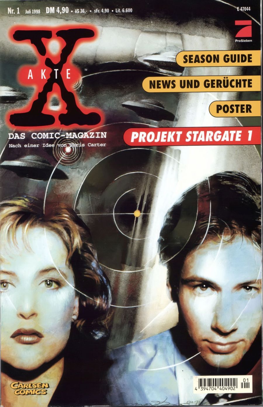 Akte X - Das Comic-Magazin 01 - 12 (Carlsen, 1998 - 1999)