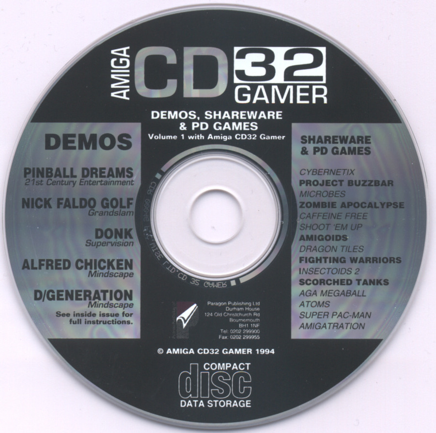 Amiga CD32 Gamer Vol 01 - MiRAGE