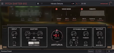 Arturia Pitch SHIFTER - 910 v1