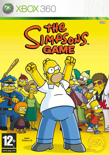 The Simpsons The Game PAL GERMAN XBOX360 - SPLiT
