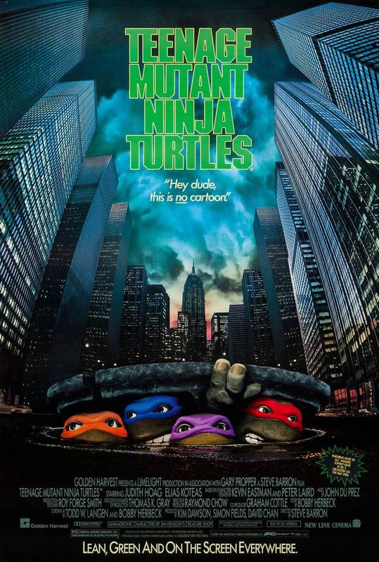 Teenage Mutant Ninja Turtles 1990 Open Matte Englisch Complete NTSC DVD